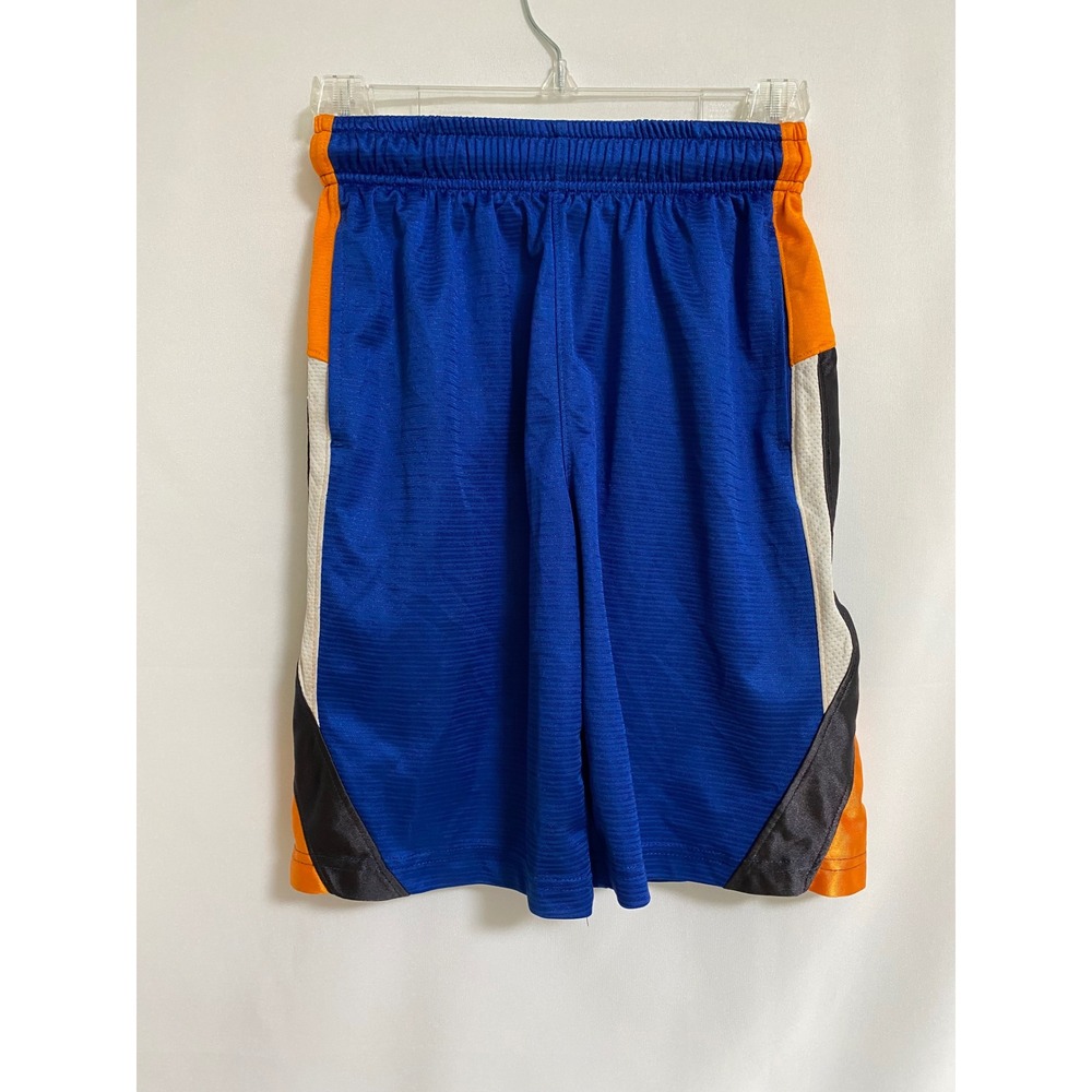 Mta Sport Athletic Shorts Basketball Activewear‎ Blue Orange Kids Size 8